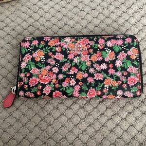 Floral Coach Wallet